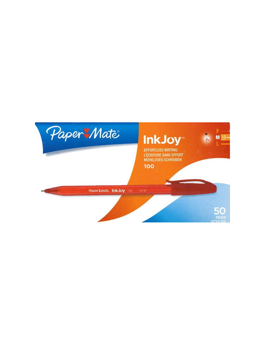 INKJOY PENNE 50pezzi ROSSE