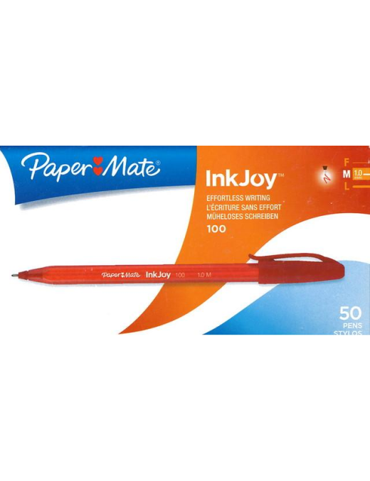 INKJOY PENNE 50pezzi ROSSE