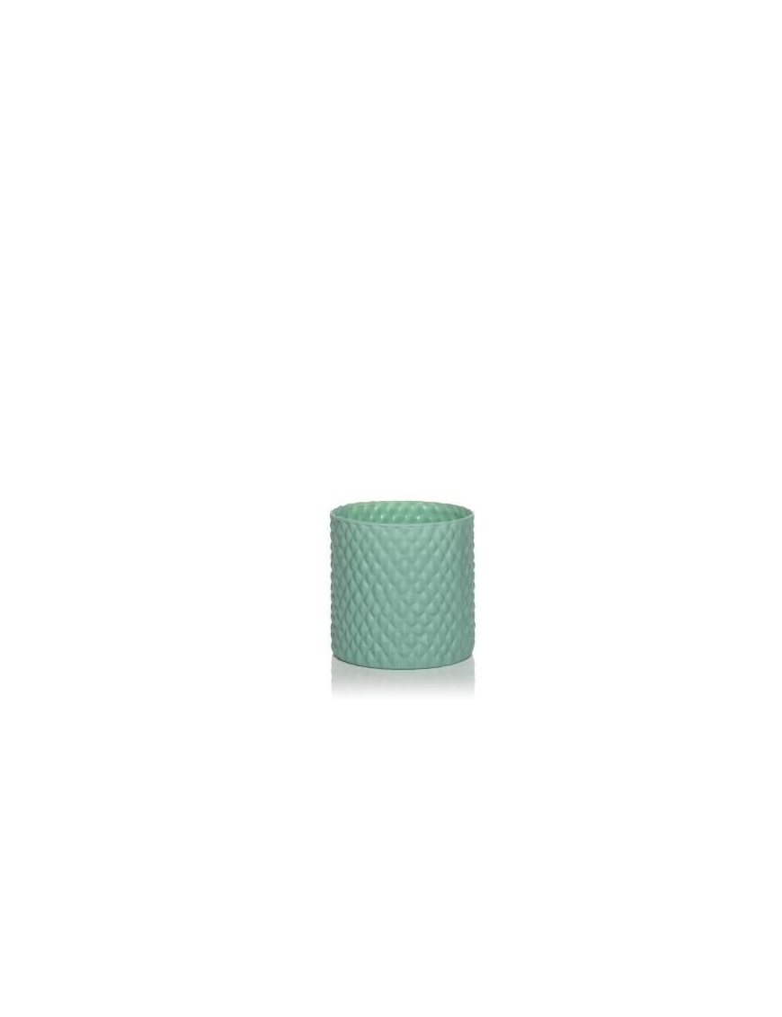 BASIC SETA VERDE VASO CILINDRO d15 h15