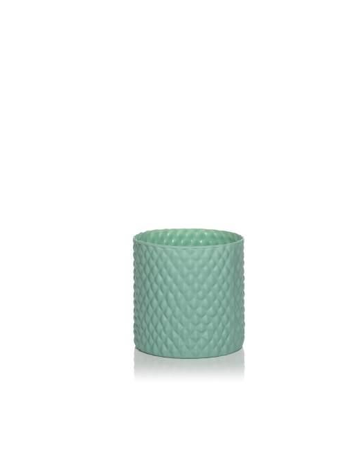 BASIC SETA VERDE VASO CILINDRO d15 h15
