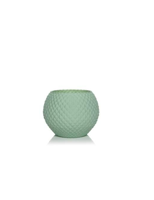BASIC SETA VERDE VASO SFERA diametro 16
