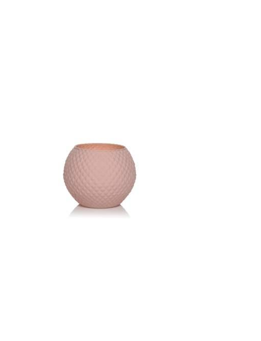 BASIC SILK PINK SPHERE VASE diameter 12