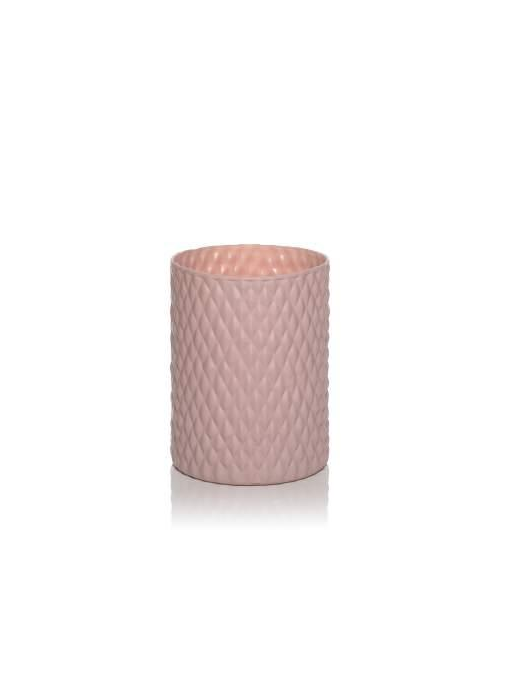 BASIC SETA ROSA VASO CILINDRO d10 h20