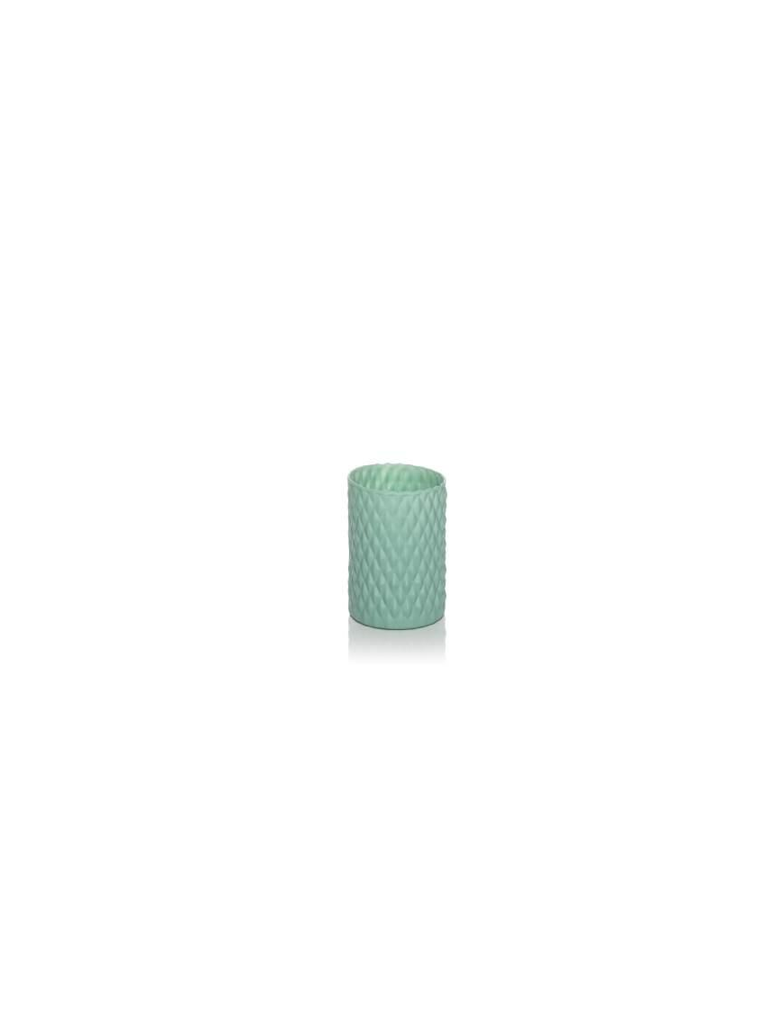 BASIC SETA VERDE VASO CILINDRO d10 h20