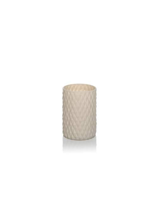 BASIC SILK CLAY CYLINDER VASE d10 h20