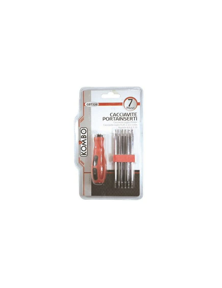 SCREWDRIVER BIT HOLDER 7 PIECES