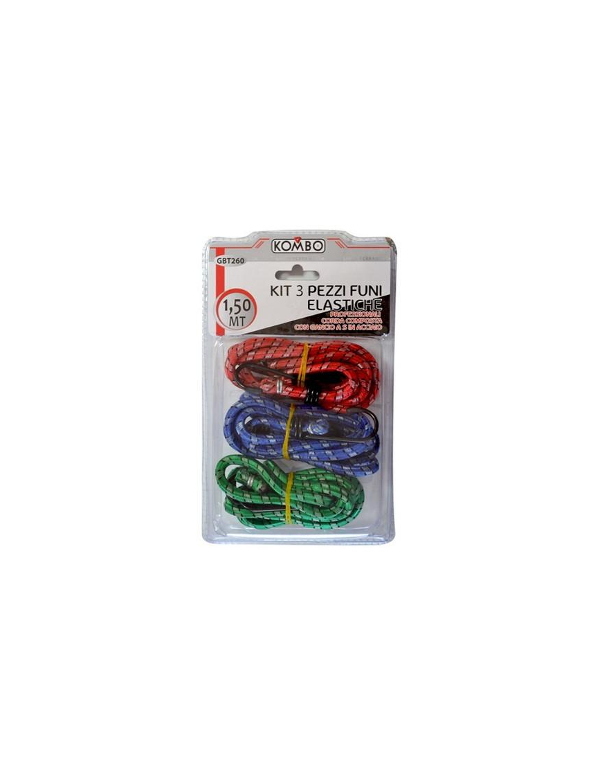 CORDA ELASTICA 8 MILLIMETRI 3 PEZZI