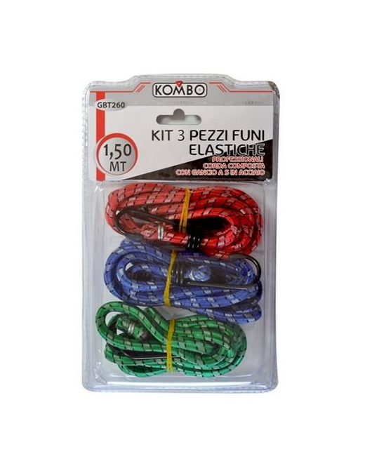 CORDA ELASTICA 8 MILLIMETRI 3 PEZZI