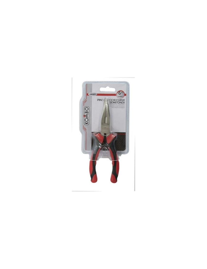 SEMI-CURVED NOSE PLIERS 160 MM