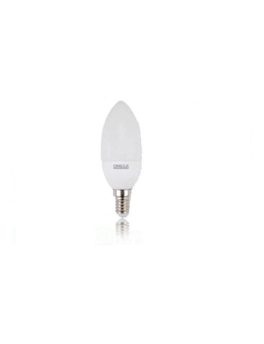 LED LAMPADA CANDELA E14 6W CALDA
