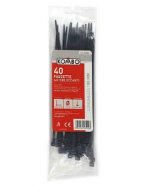 BLACK CLAMPS 3.6x180 MM 40 PIECES
