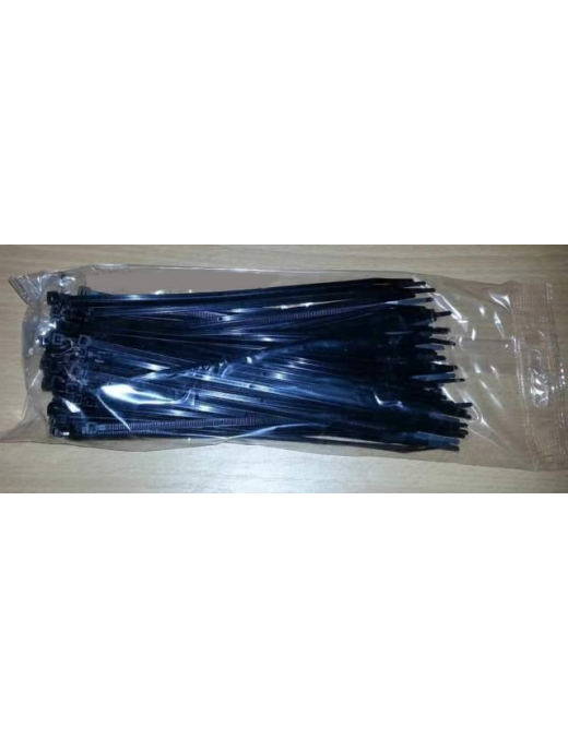 BLACK CLAMPS 3.6x180 MM 40 PIECES
