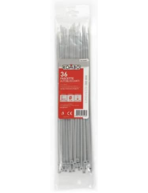 FASCETTE GRIGIE 3,6x280 MILLIMETRI 36 PEZZI