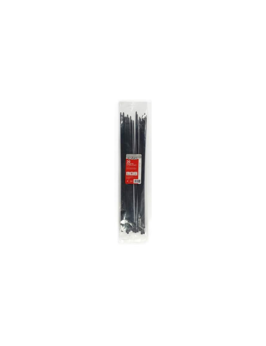 BLACK CLAMPS 4.8x450 MM 30 PIECES
