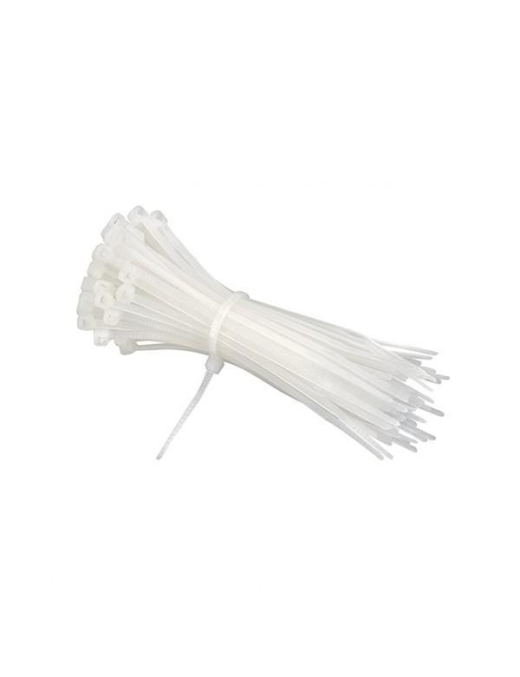 WHITE TIES 7.6x250 MM 30 PIECES