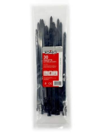 BLACK CLAMPS 7.6x250 MM 30 PIECES