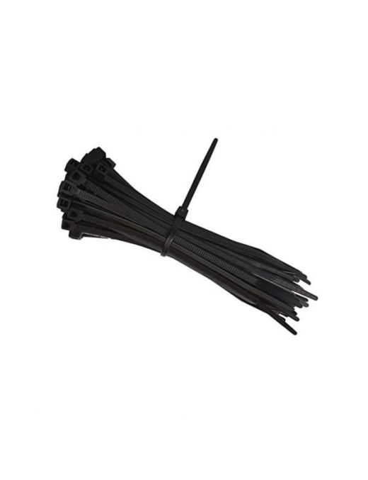 BLACK CLAMPS 7.6x250 MM 30 PIECES