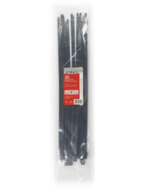 BLACK CLAMPS 7.6x450 MM 20 PIECES