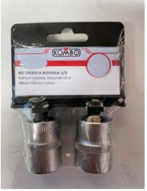 SOCKETS, WRENCH, WRENCH, 2 PIECES