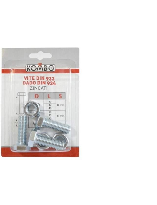 SCREWS 3 PIECES M10x30