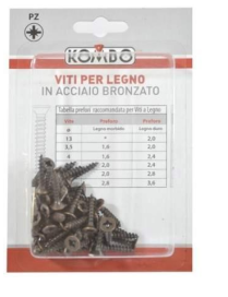 VITI LEGNO 50 PEZZI 3,5x18