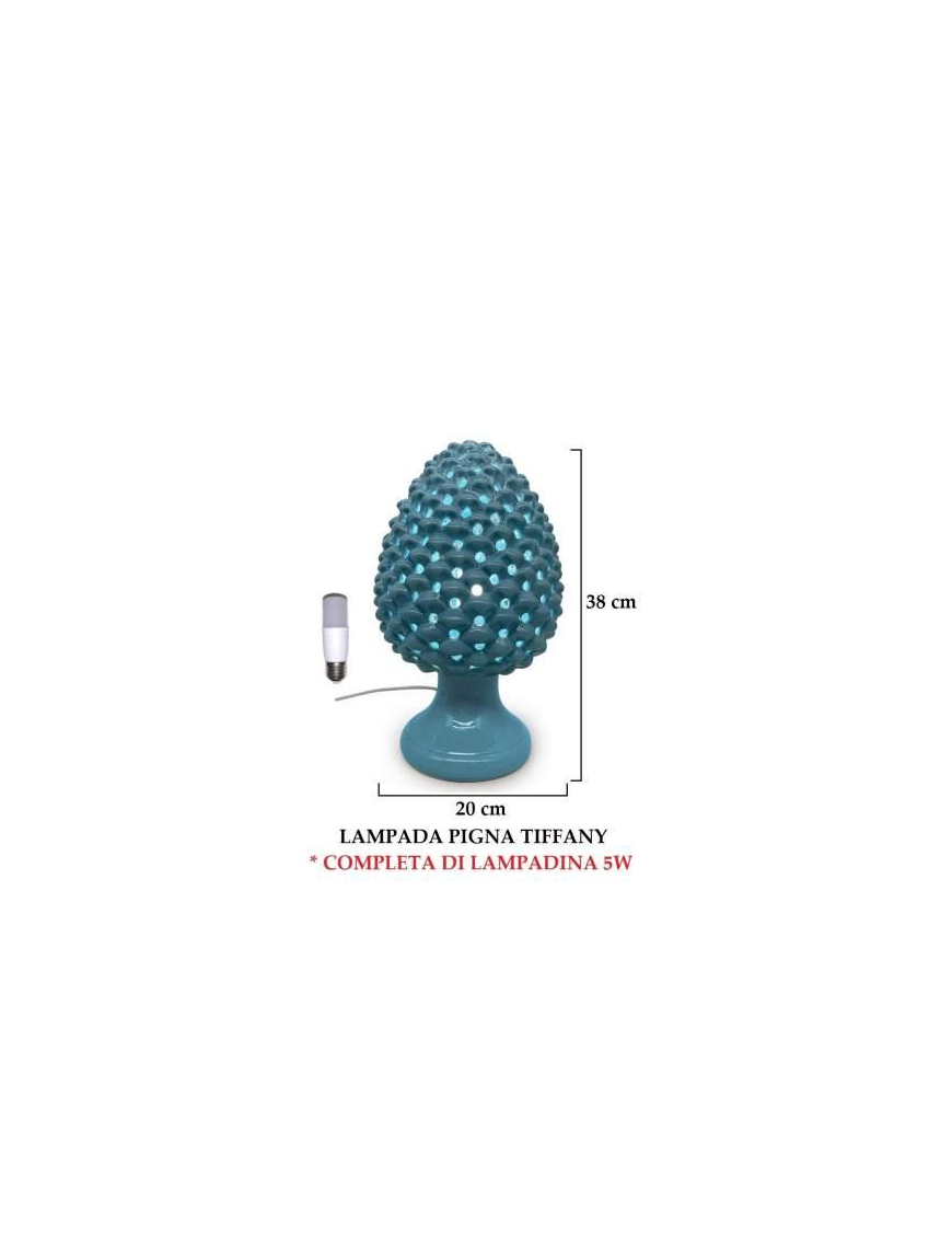 PIGNA TIFFANY LAMPADA 38 CENTIMETRI