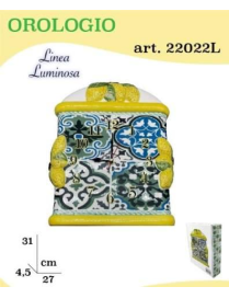 OROLOGIO 27x31 CENTIMETRI LUMINOSA