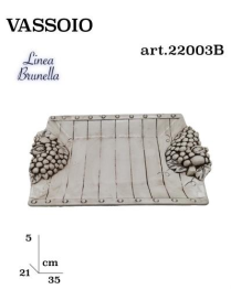 L.BRUNELLA VASSOIO 35x21cm 22003B