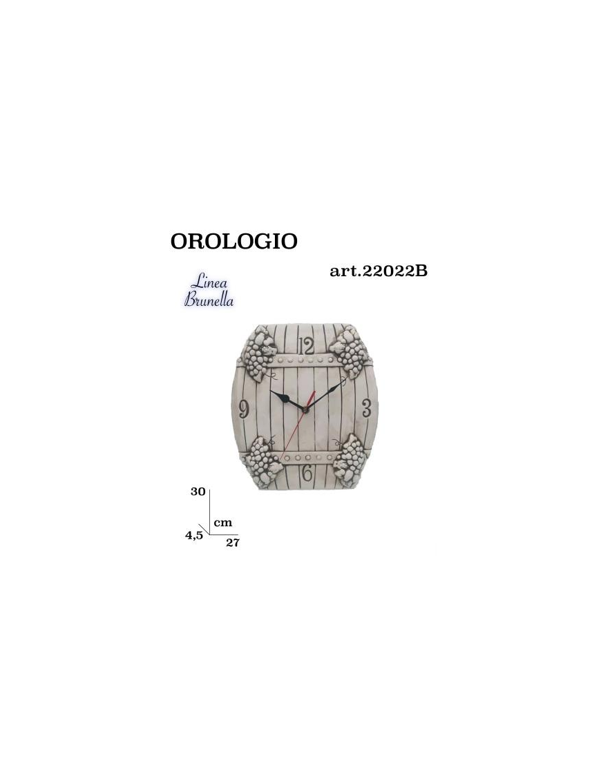 L.BRUNELLA OROLOGIO 30cm 22022B