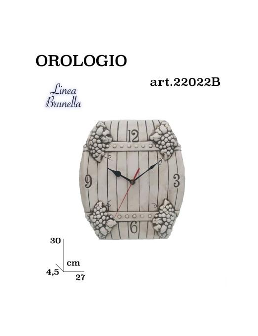 L.BRUNELLA OROLOGIO 30cm 22022B