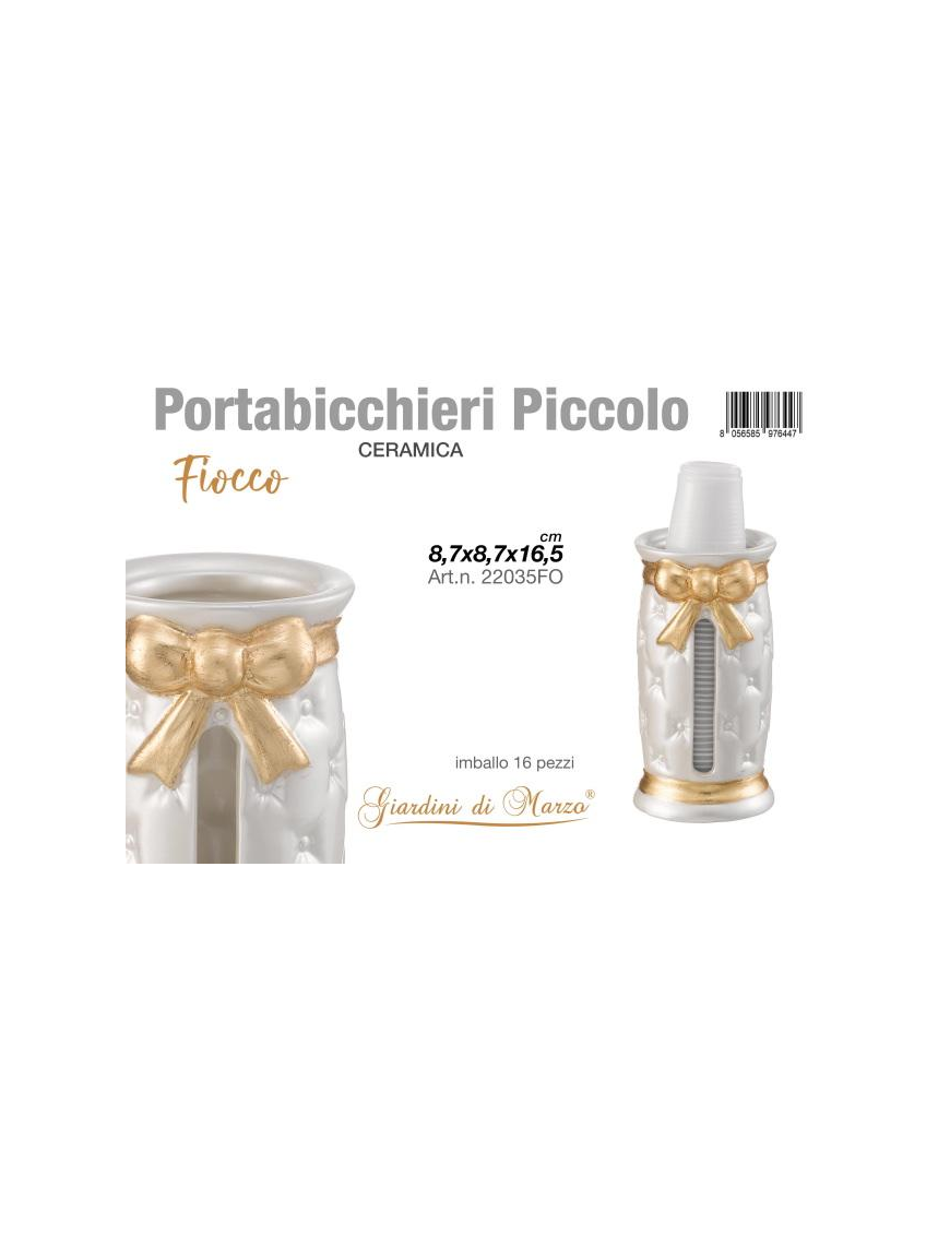 FIOCCO ORO PORTABICCHIERI CAFFE