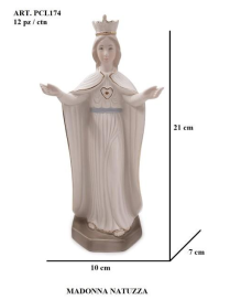 SACRA MADONNA NATUZZA 21 CENTIMETRI