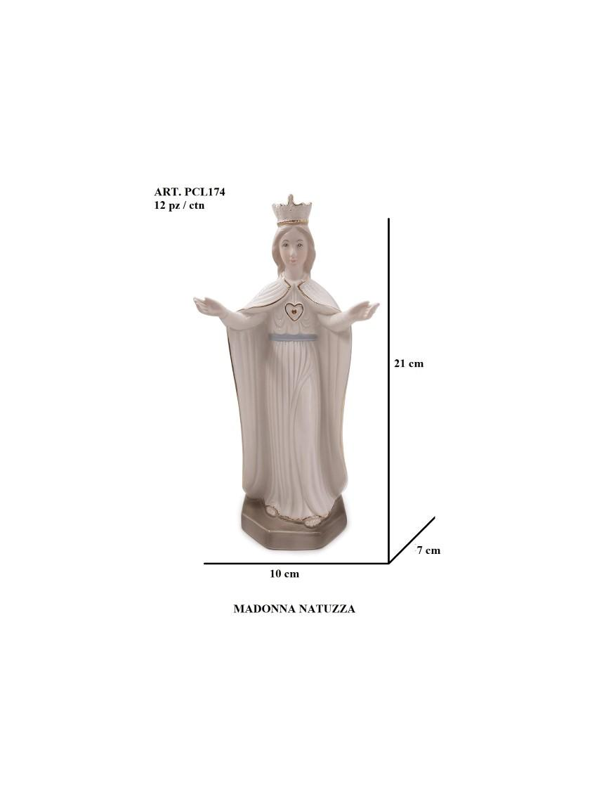 HOLY MADONNA NATUZZA 21 CENTIMETERS