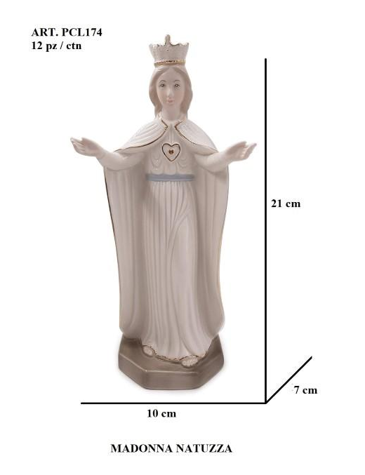 SACRA MADONNA NATUZZA 21 CENTIMETRI