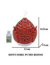 DIFFUSORE PUMO 14,5 CENTIMETRI ROSSO