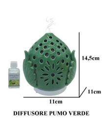 DIFFUSORE PUMO 14,5 CENTIMETRI VERDE