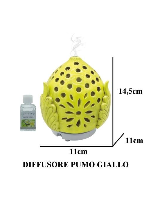 DIFFUSORE PUMO 14,5 CENTIMETRI GIALLO