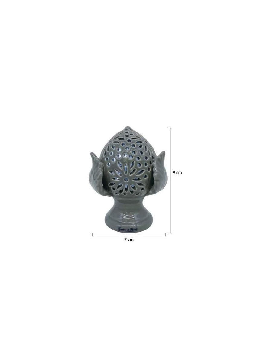 PUMO CON LUCE GRIGIO 9 CENTIMETRI
