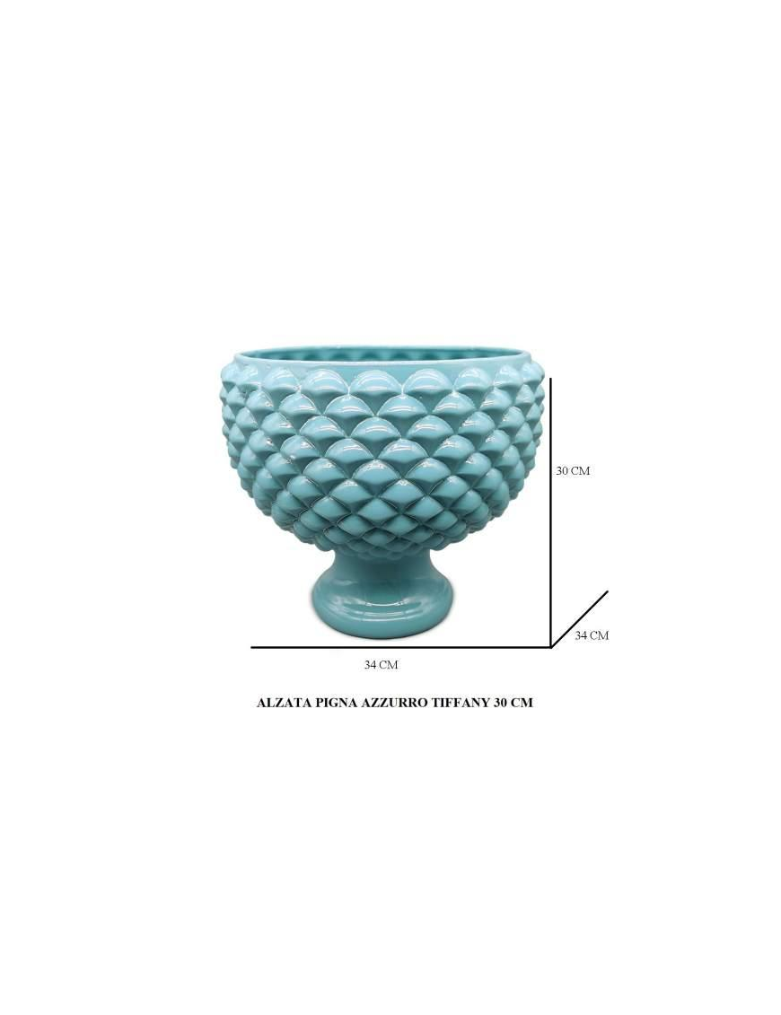 TIFFANY PINE CONE RISER 30 CENTIMETERS
