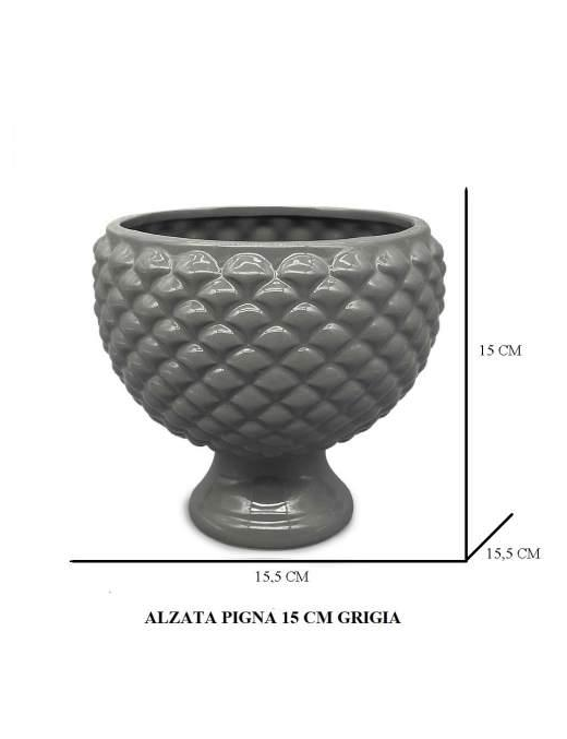 PIGNA GRIGIO ALZATA 15 CENTIMETRI