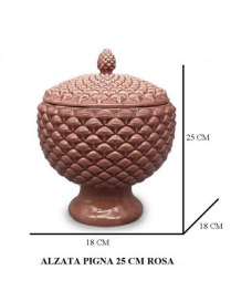 PIGNA ROSA SCATOLA 25 CENTIMETRI