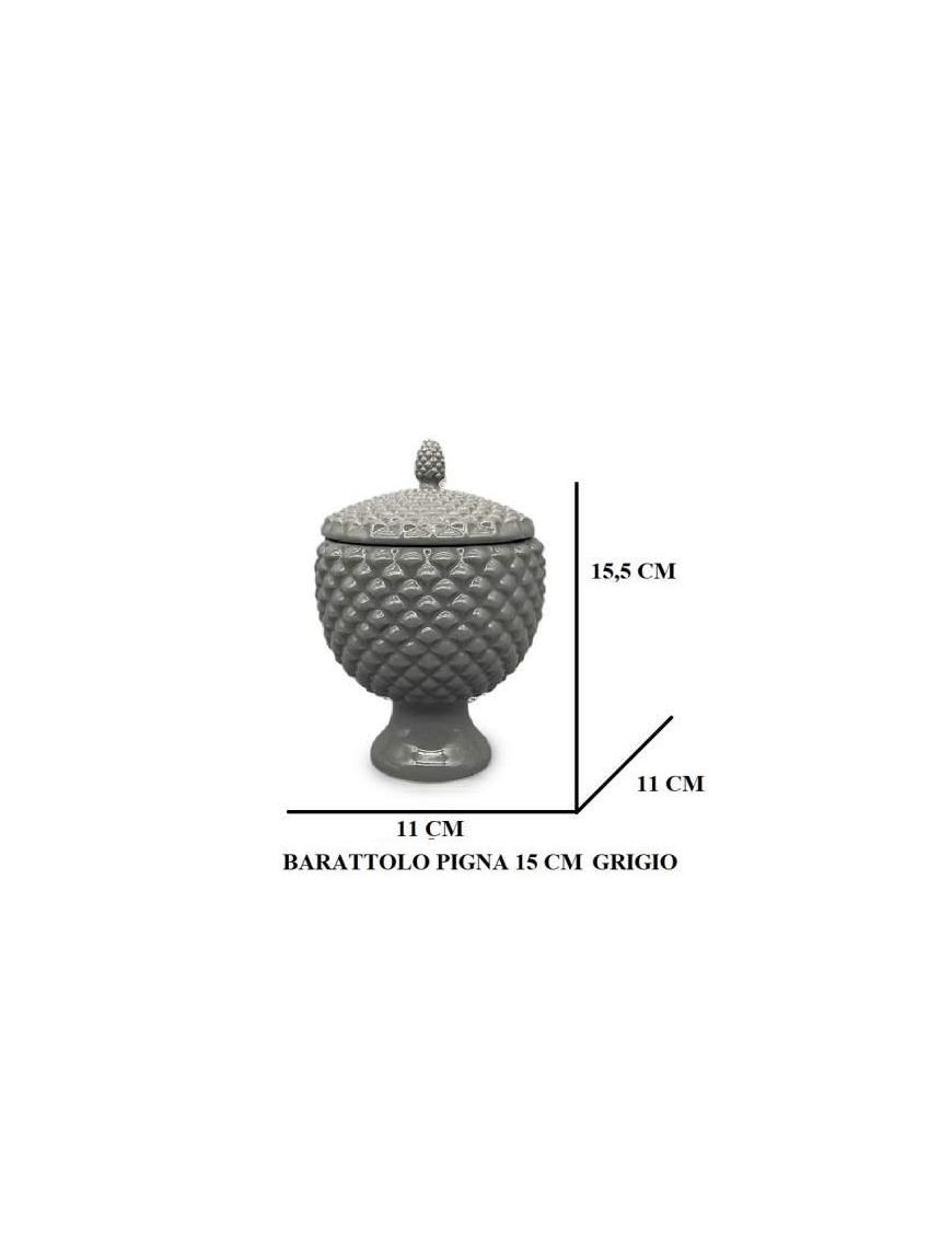PIGNA GRIGIO BARATTOLO 15 CENTIMETRI