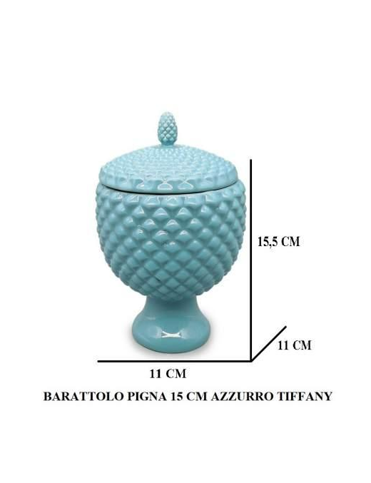 TIFFANY PINE CONE JAR 15 CENTIMETERS
