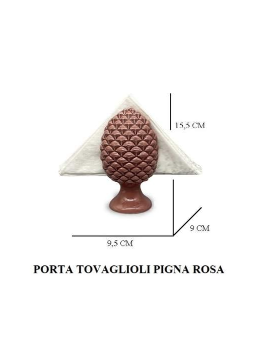 PIGNA ROSA PORTA TOVAGLIOLI 15,5 CENTIMETRI