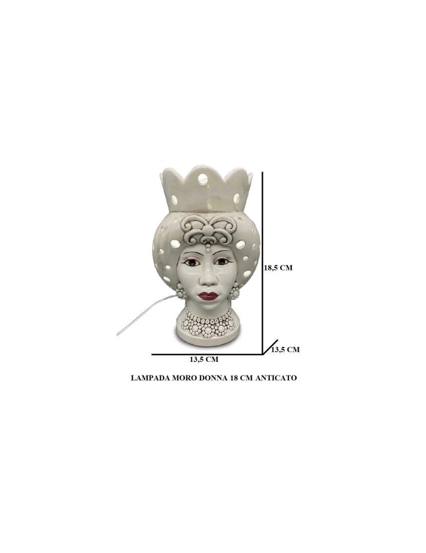 MORO DONNA ANTIC LAMPADA 18,5 CENTIMETRI