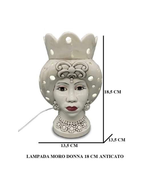 MORO DONNA ANTIC LAMP 18.5 CM