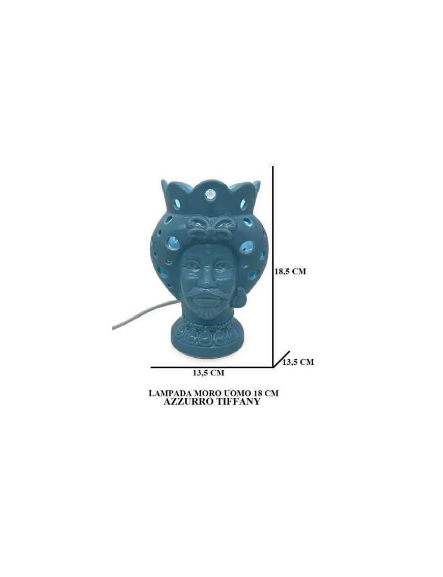 MORO UOMO BLU LAMPADA 18,5 CENTIMETRI