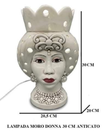 MORO DONNA ANTIC LAMP 30 CENTIMETERS