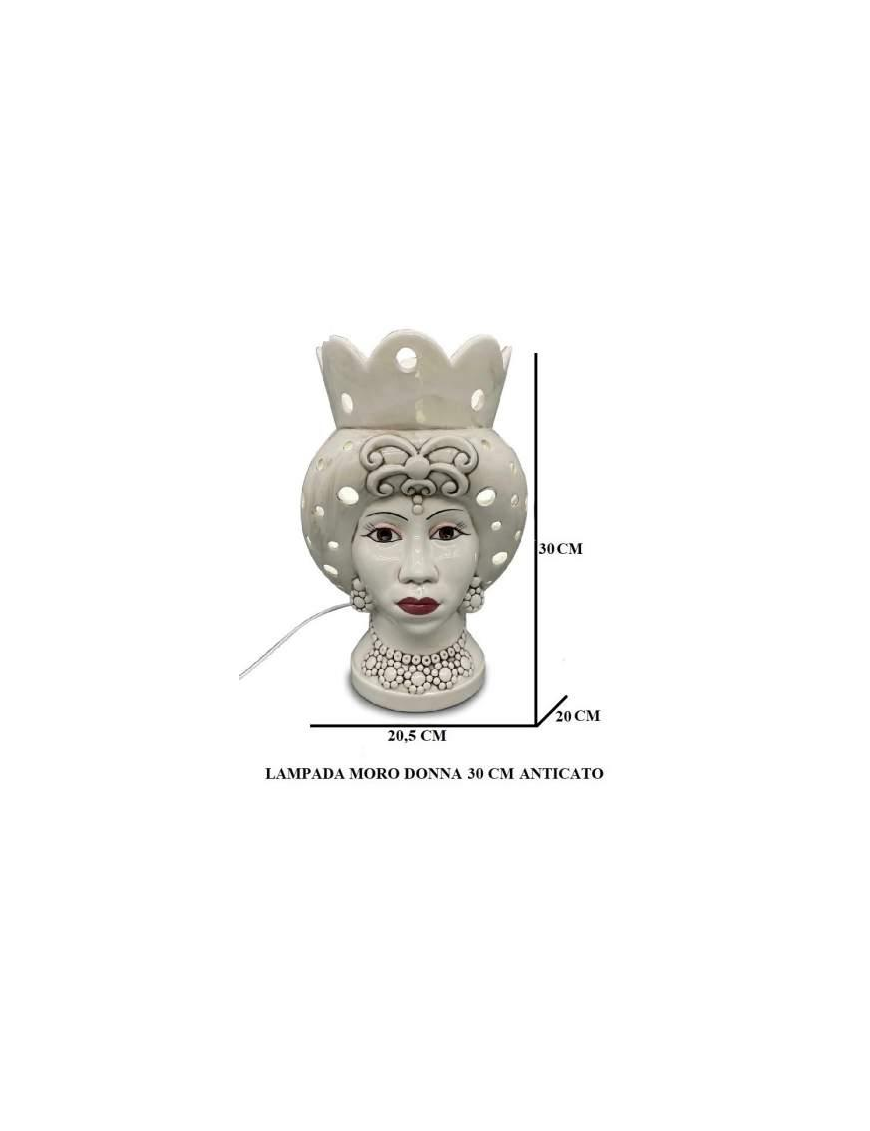 MORO DONNA ANTIC LAMP 30 CENTIMETERS