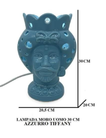 MORO UOMO BLU LAMPADA 30 CENTIMETRI